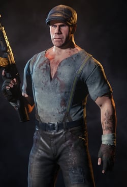 This is the Avatar Image for the Floyd Campbell (Black Ops 3 Zombies) AI Voice and Text to Speech Generator